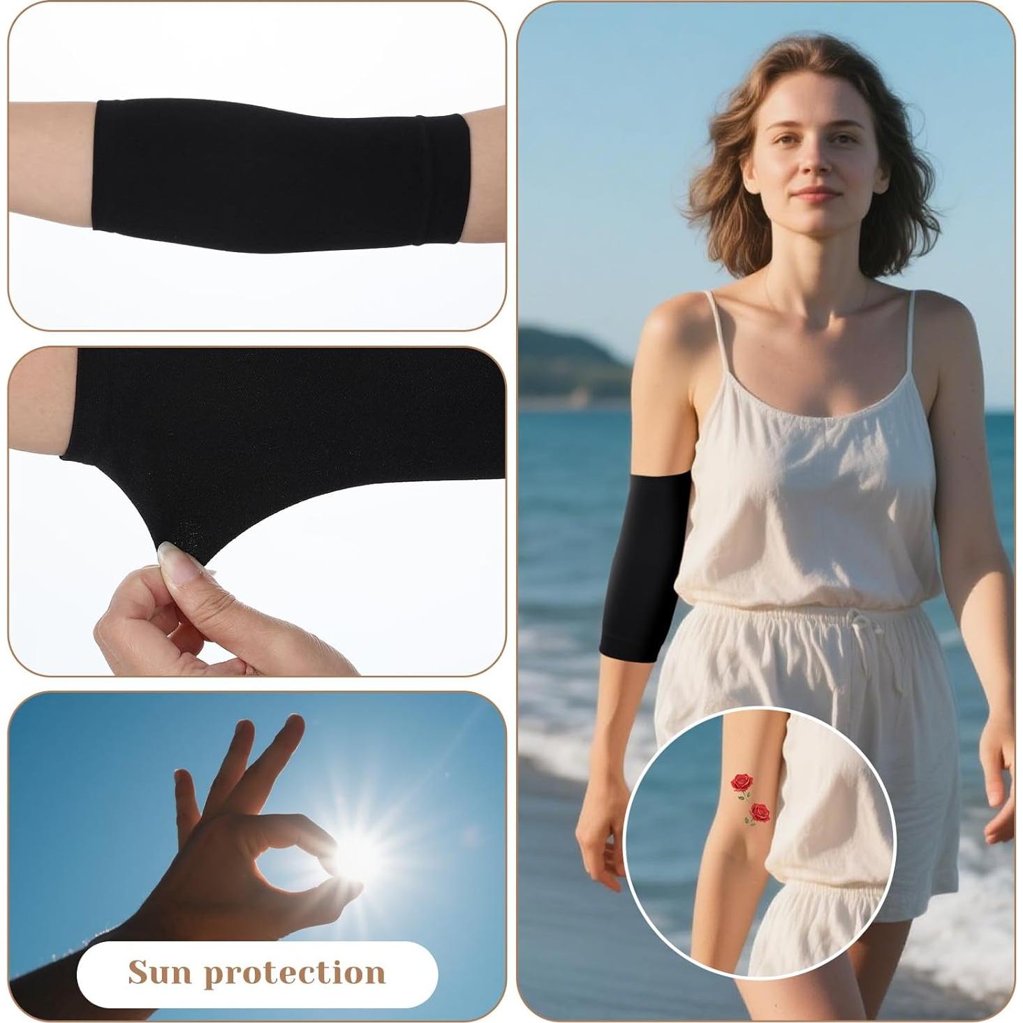 Mangas Cubridoras de Tatuajes Unisex Ajcotahm 18cm UV