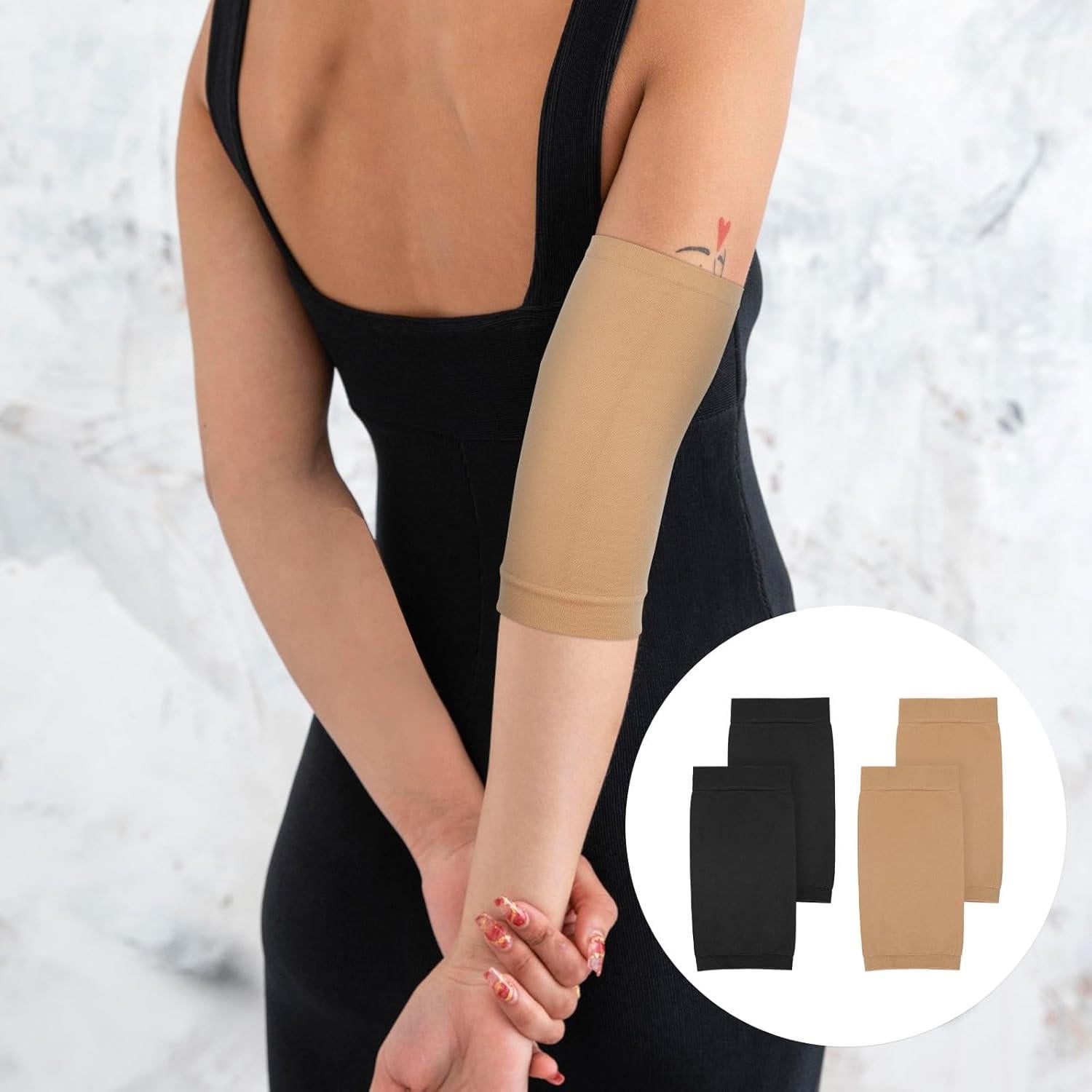 Mangas Cubridoras de Tatuajes Unisex Ajcotahm 18cm UV