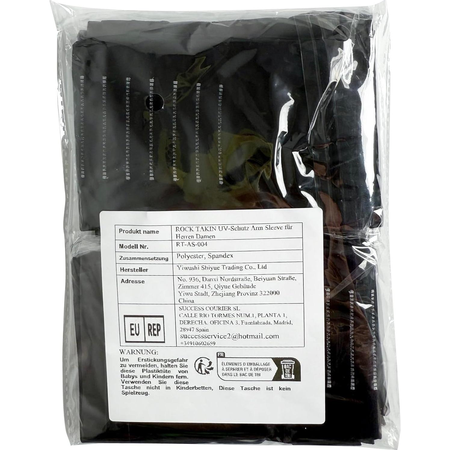 Mangas de Protección Solar UV ROCKTAKIN - 4 Pares Unisex