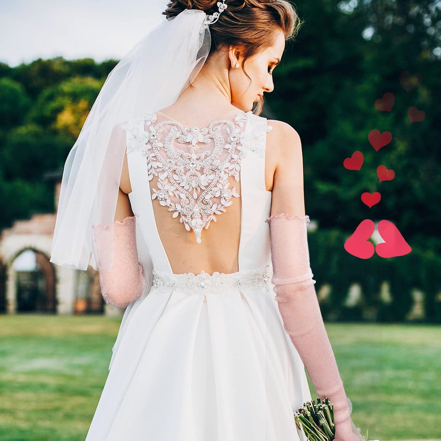 Mangas Largas de Encaje SATINIOR para Mujeres - 3 Pares UV