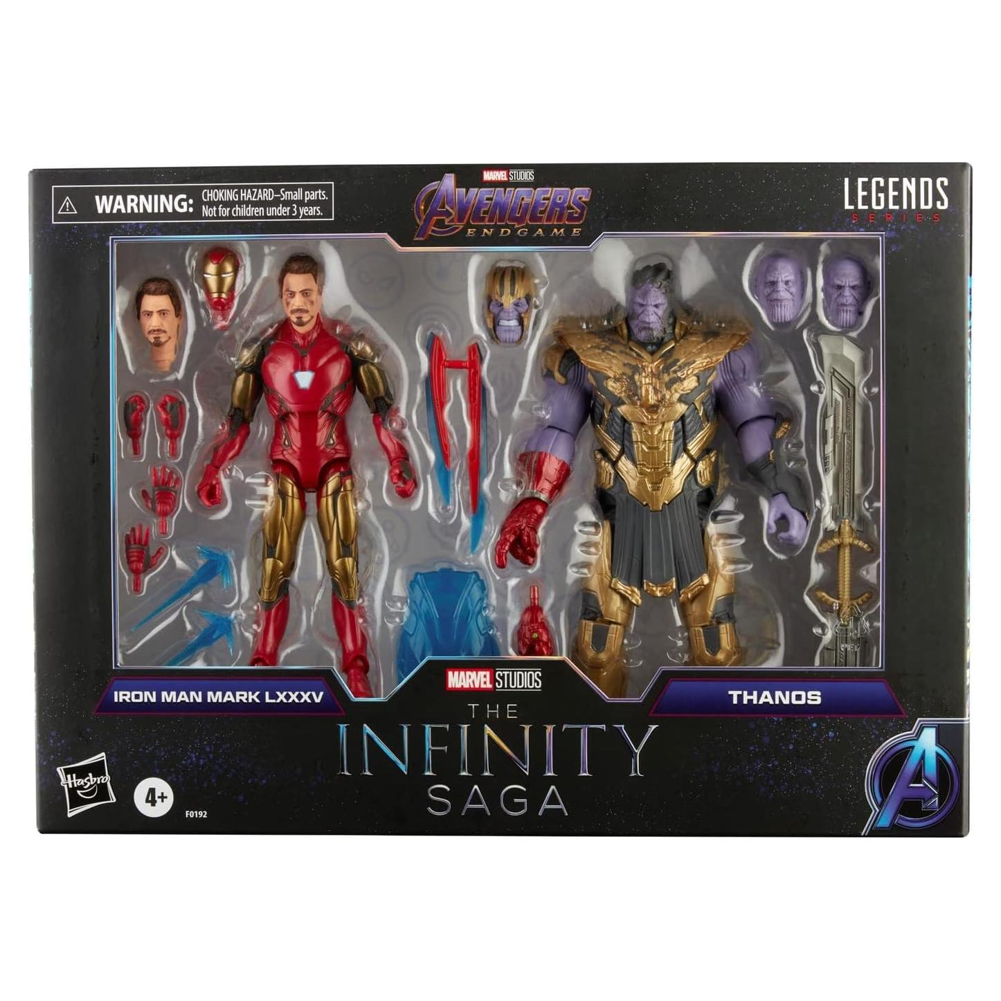 Figura de Acción Marvel Hasbro 6 cm Iron Man vs Thanos