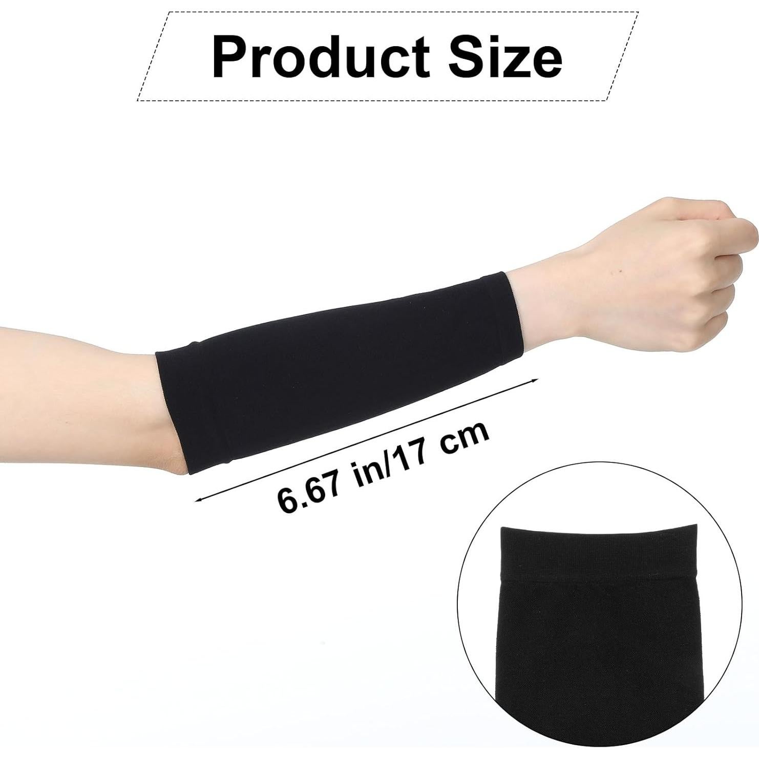 Mangas para Antebrazo ValueBargain - 3 Pares Transpirables