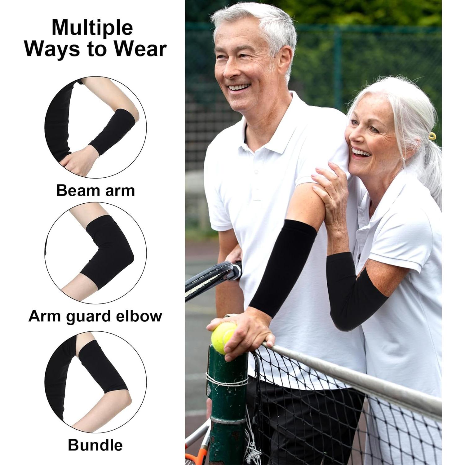 Mangas para Antebrazo ValueBargain - 3 Pares Transpirables