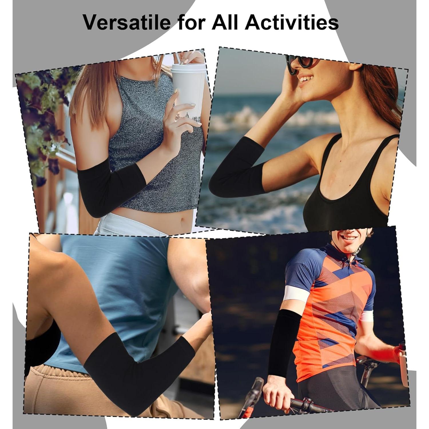 Mangas para Antebrazo ValueBargain - 3 Pares Transpirables