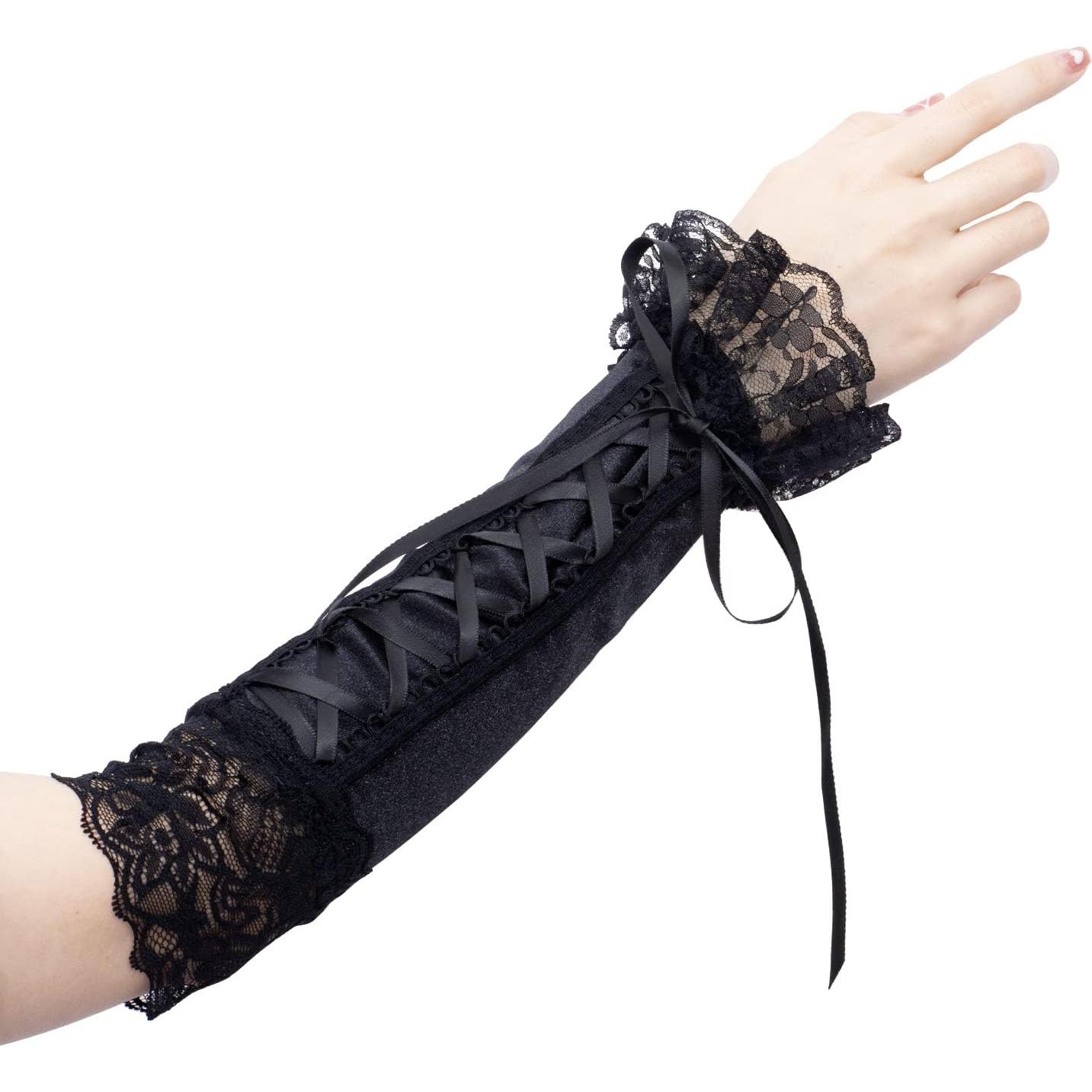 Guantes Sin Dedos JISEN para Mujeres Estilo Steampunk