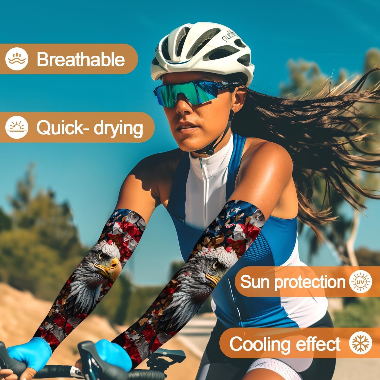 Mangas Refrescantes UV Yicomon para Brazo - Protección Solar 11.9x50.3cm