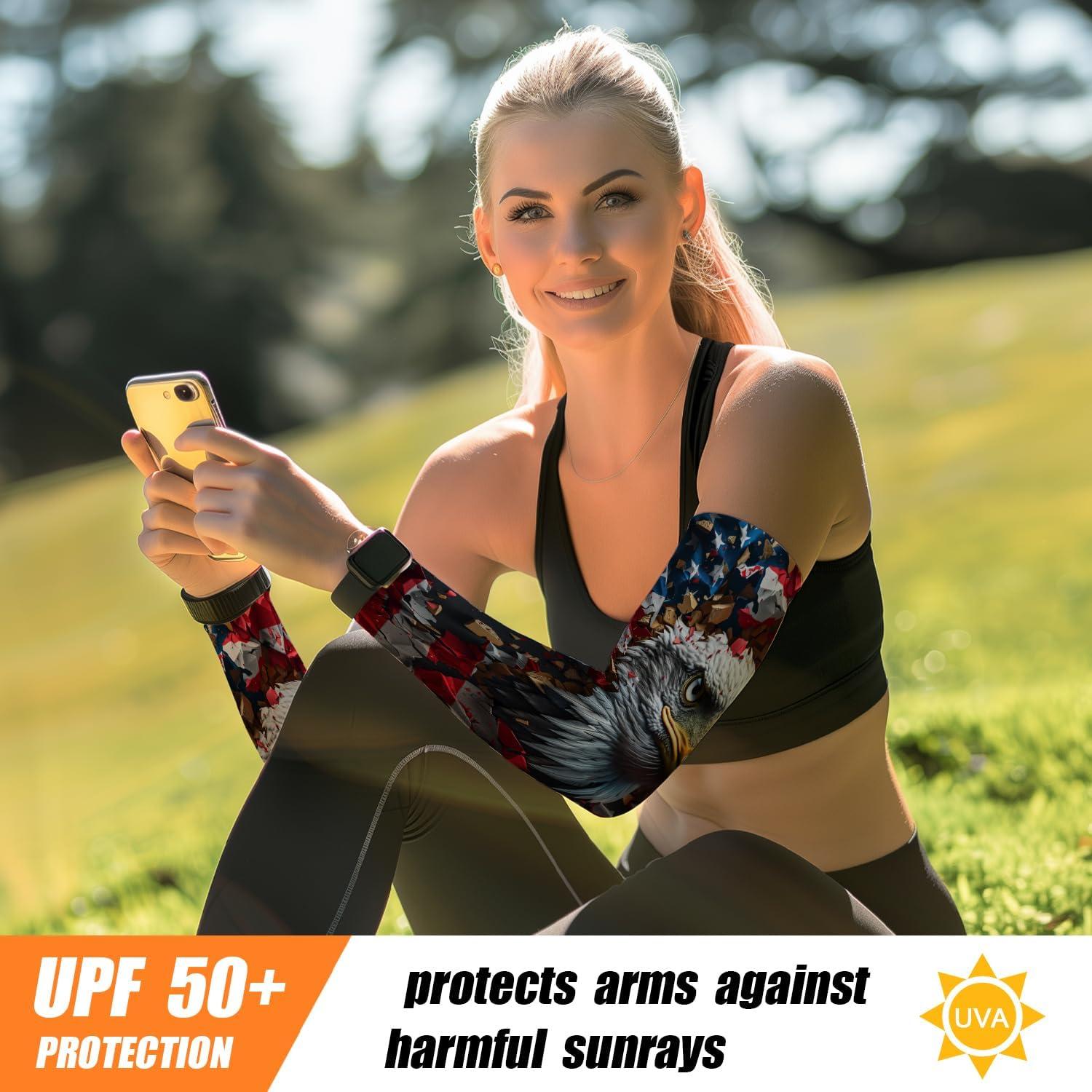 Mangas Refrescantes UV Yicomon para Brazo - Protección Solar 11.9x50.3cm