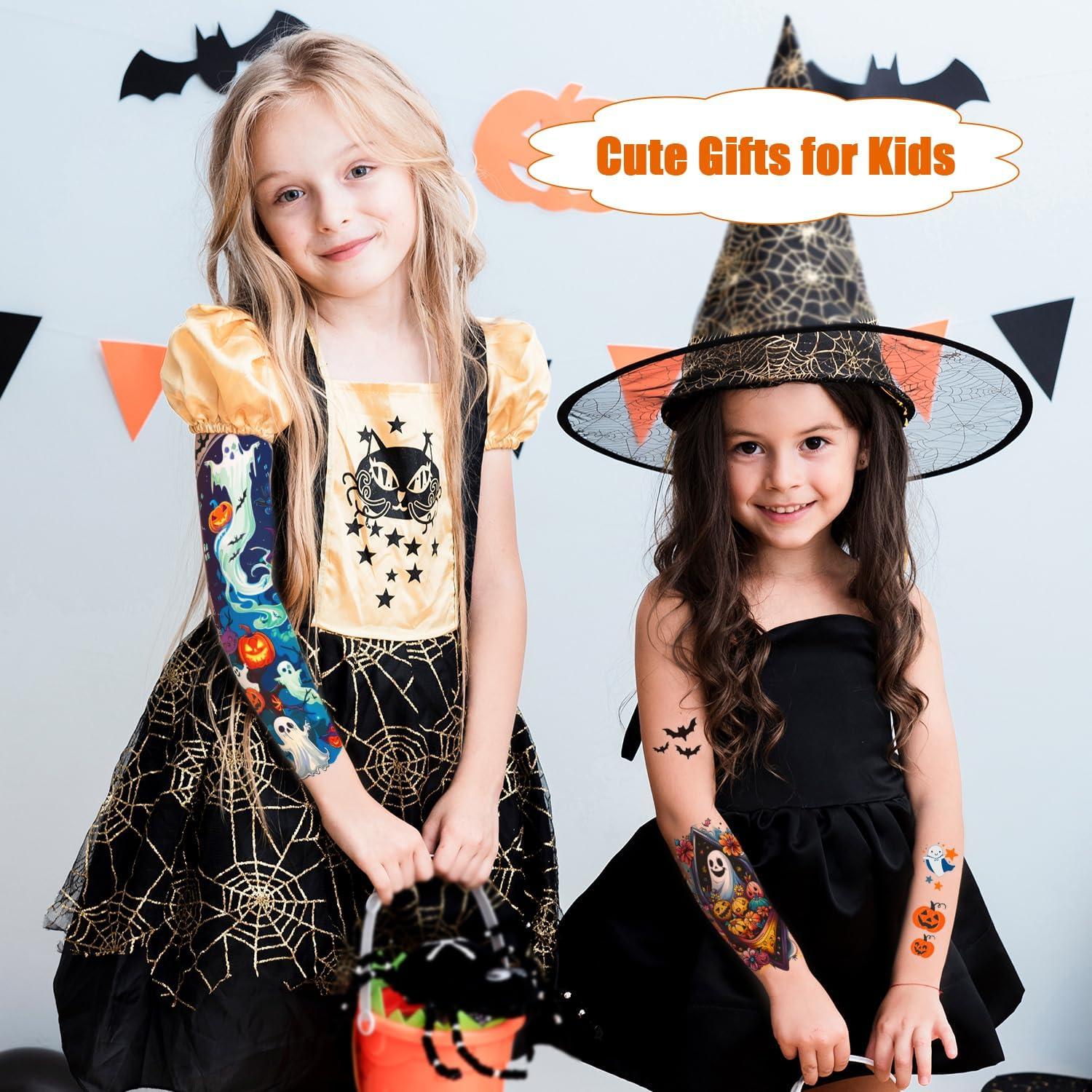 Tatuajes Temporales Halloween Niños Partywind 36 Hojas