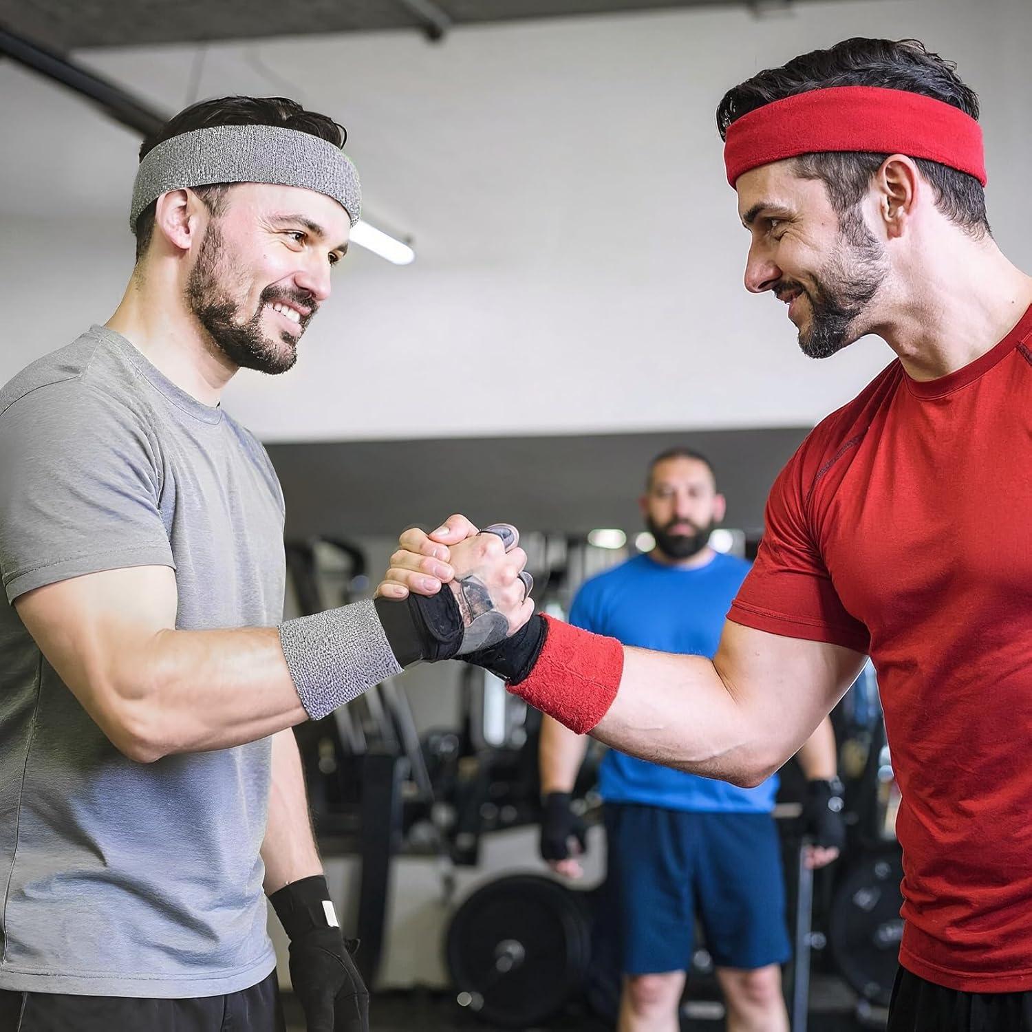 Set de Banda para el Sudor Yolev - 1 Banda Cabeza y 2 Muñequera