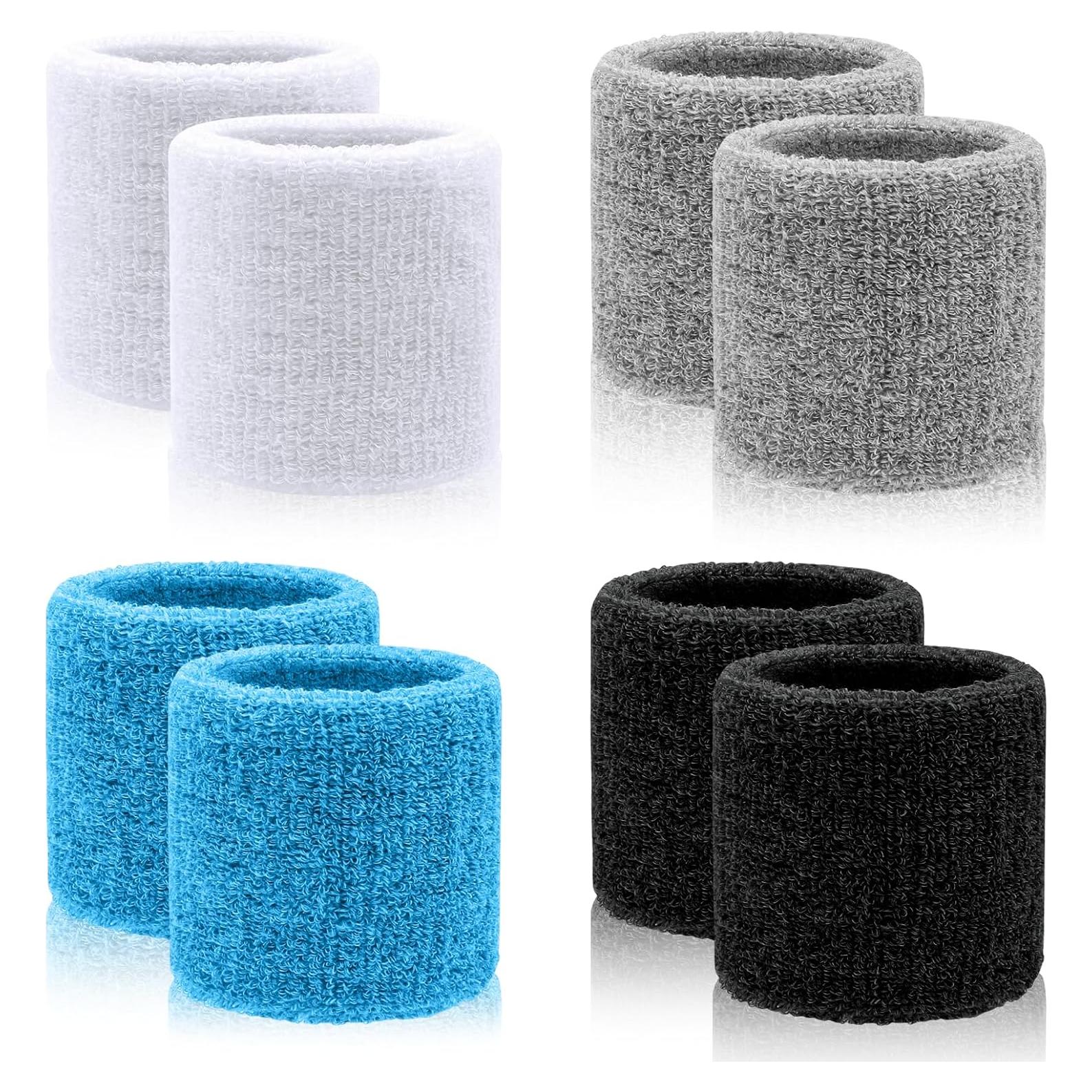 Banda de Muñeca Deportiva ldbl - Juego de 8 Unidades Absorbentes