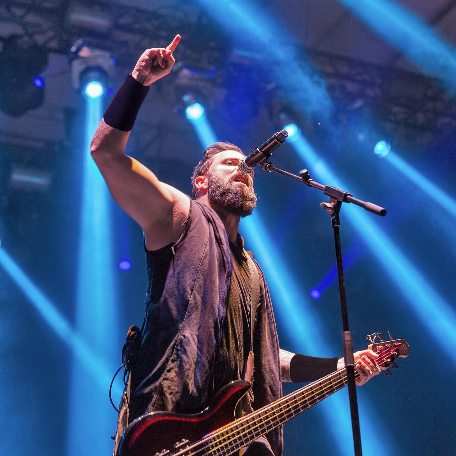 Muñequera Absorbente de Sudor Boao 8 Piezas 15x8.5cm Negra