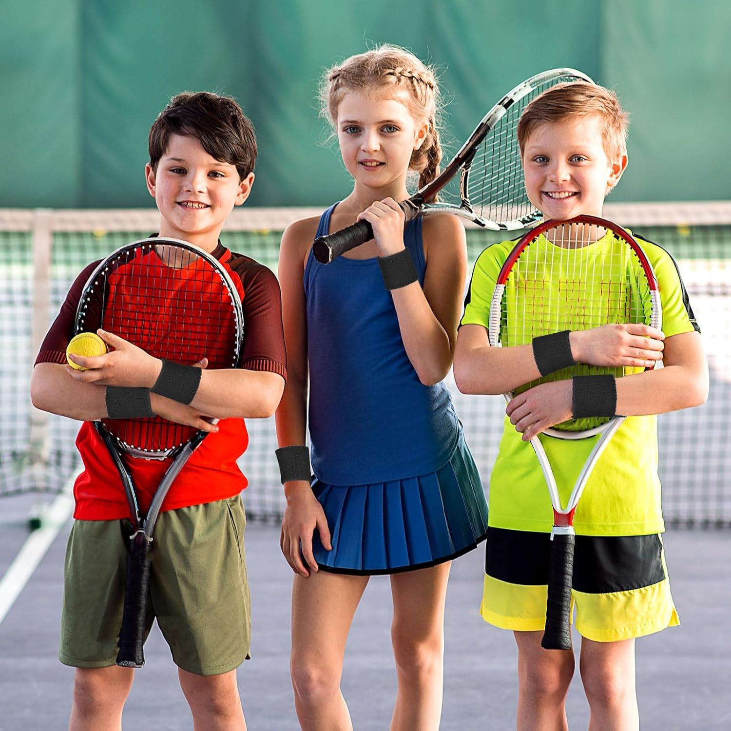 Paquete de 12 Muñequera Deportiva Bememo Absorbente 6x6cm