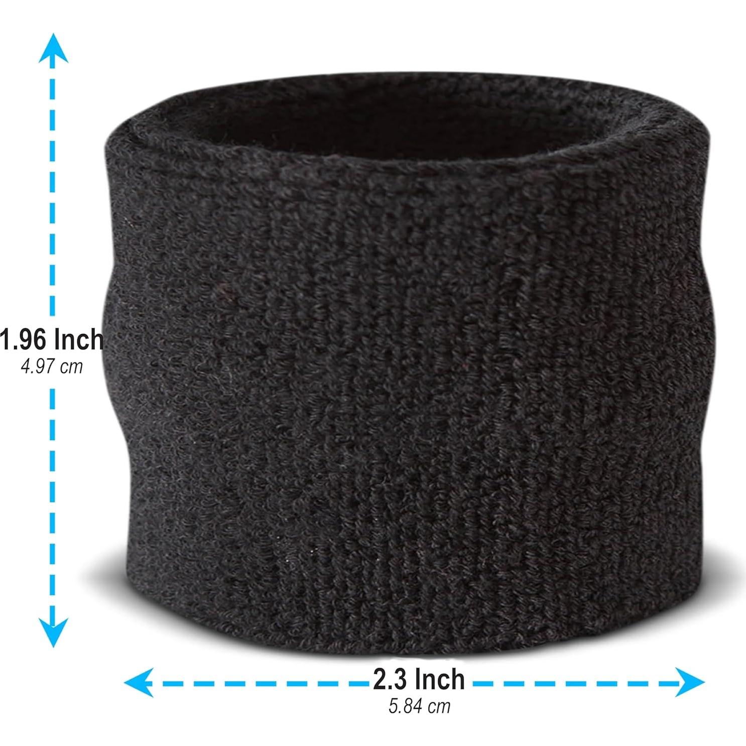 Suddora Sweatbands for Kids, Moisture Wicking 2 Wristbands and 1 Headband Set, Soft and Skin-Friendly Fabric, Moisture-Wicking Athletic Sweat Bands for Basketball, Baseball, Soccer