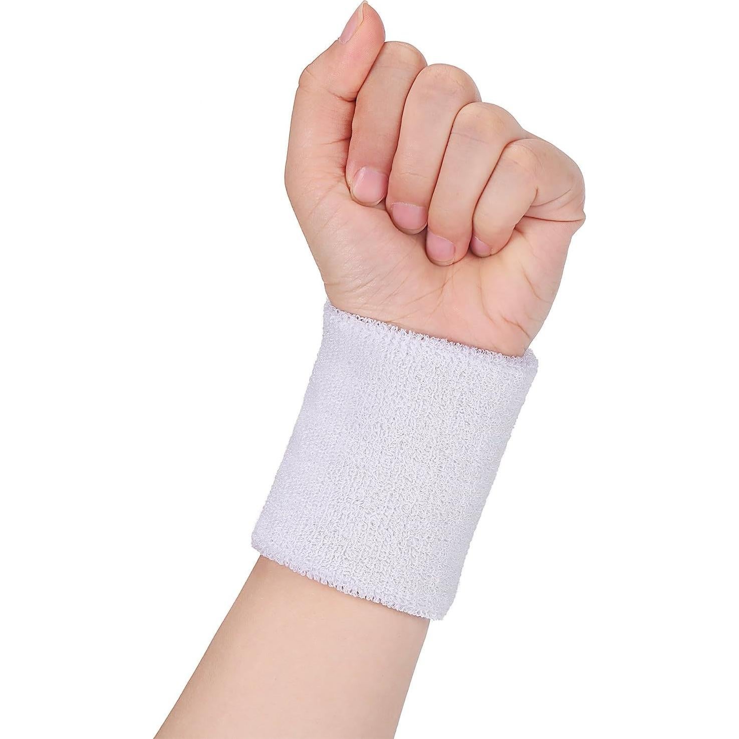 Conjunto de Bandas de Sudor WILLBOND 3 Piezas Algodón Neón