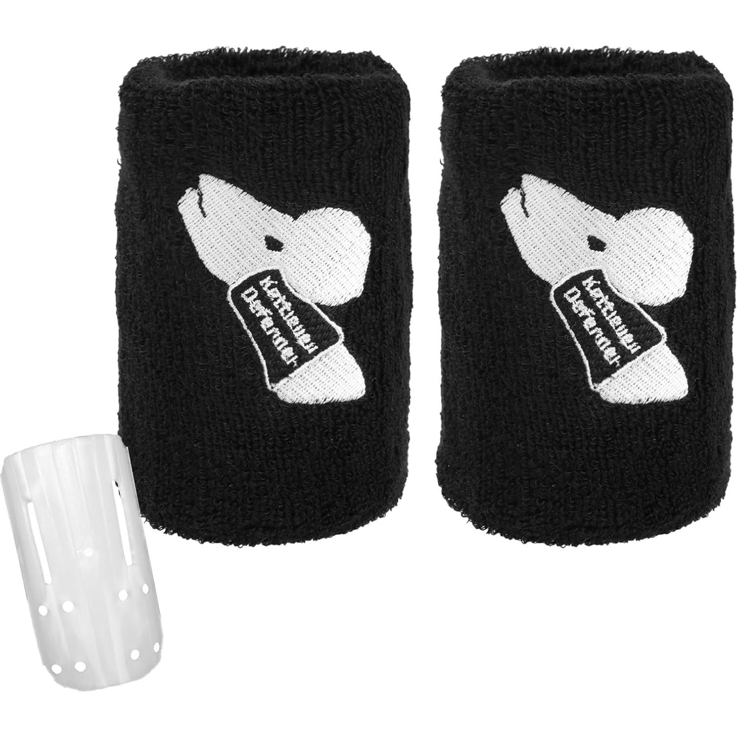 Protectores de Muñeca Kettlebell hoeslaw - Unisex, Negro