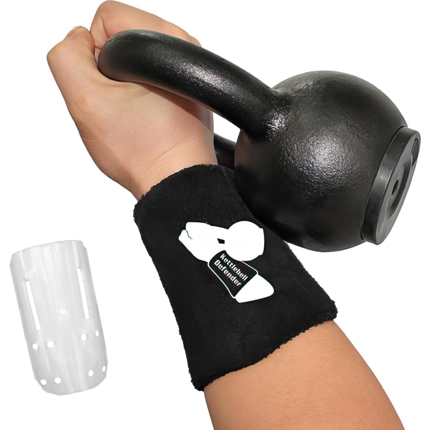 Protectores de Muñeca Kettlebell hoeslaw - Unisex, Negro