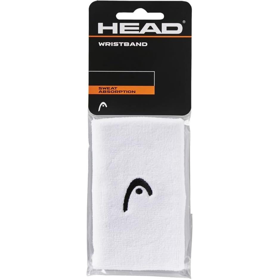 Banda para la muñeca HEAD 5" Blanca - 2 Pack