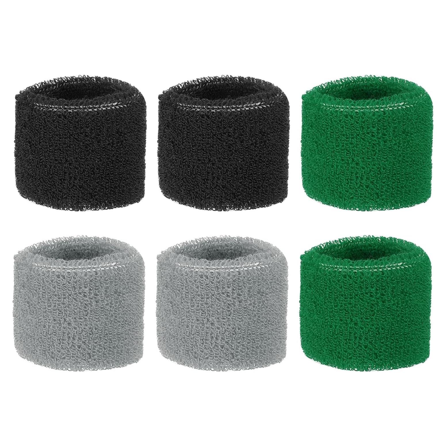 Muñequera Deportiva PATIKIL Algodón Toalla Absorbente 8x5cm