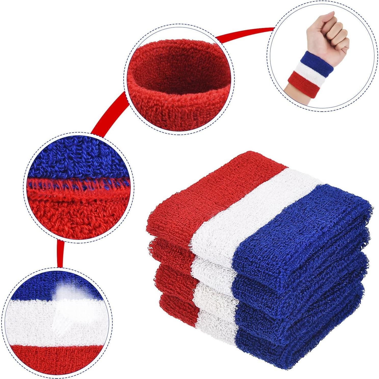 Conjunto de Bandas de Sudor Bememo 12 Pcs para Deportes