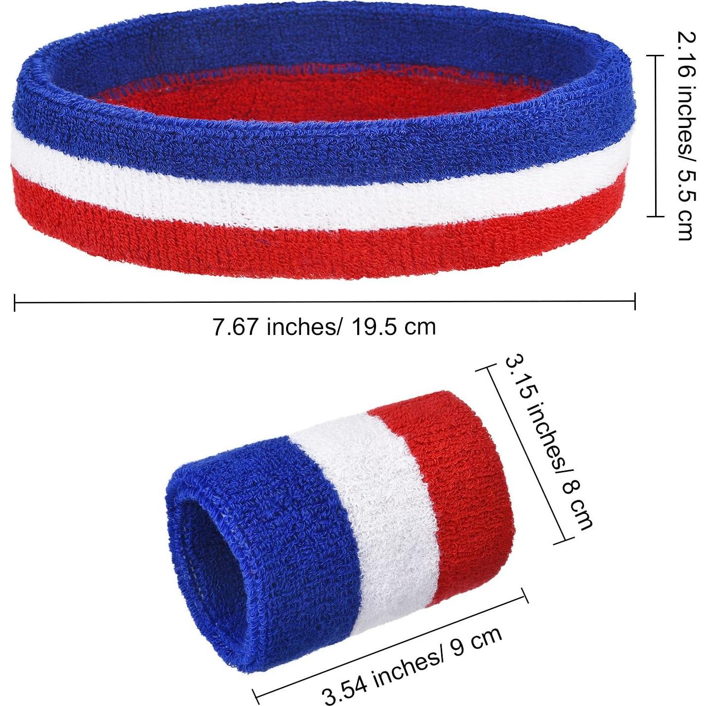 Conjunto de Bandas de Sudor Bememo 12 Pcs para Deportes