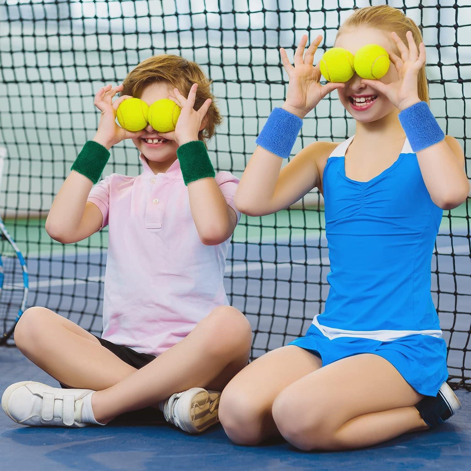 Bandas de Sudor para Niños Hungdao - 16 Piezas Colores Lindos