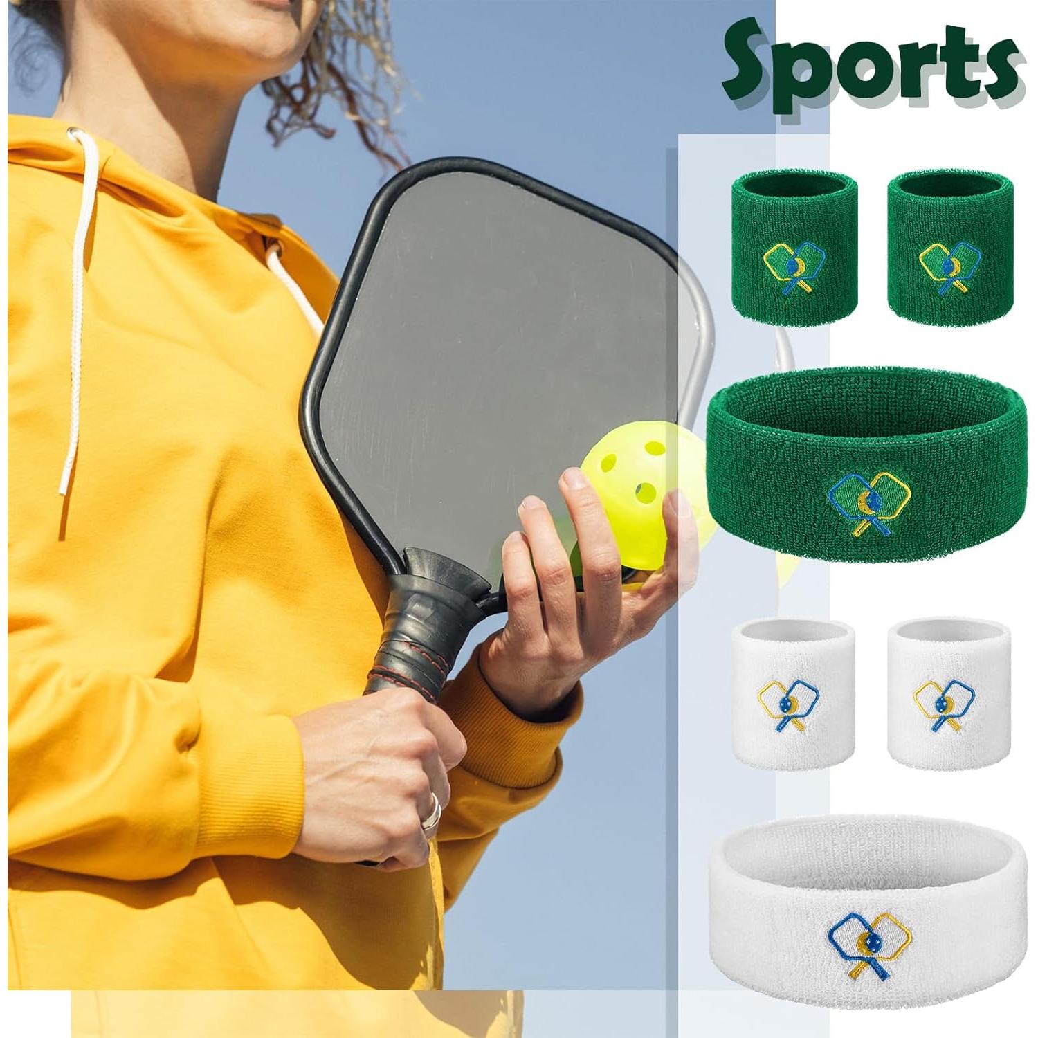 Conjunto Suhine de Bandas Deportivas y Muñequera Absorbente