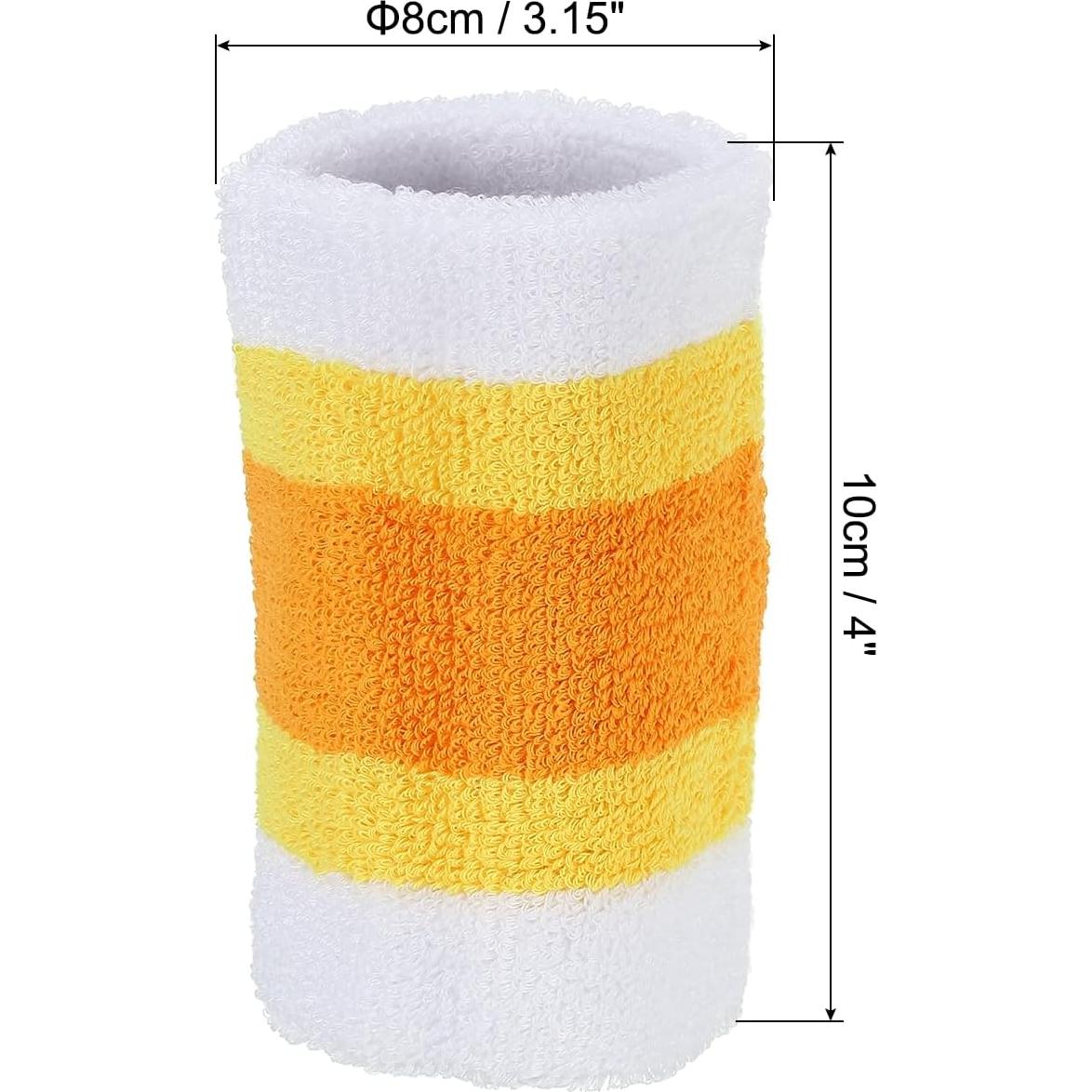 Banda de Muñeca Deportiva PATIKIL 2 Pcs Tela Absorbente 8x10 cm