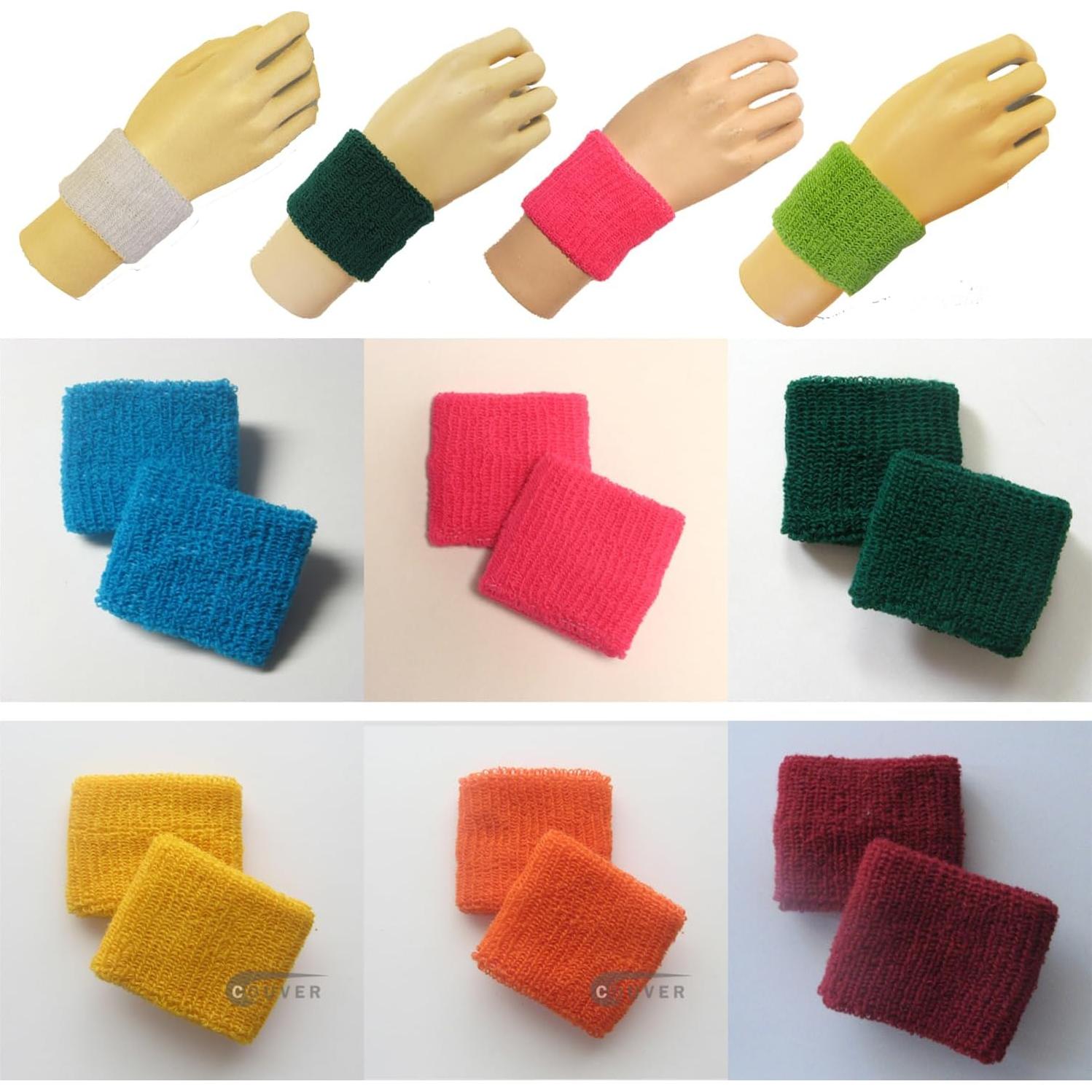 Pulseras de Muñeca Asequibles COUVER Unisex Doradas 1 Par