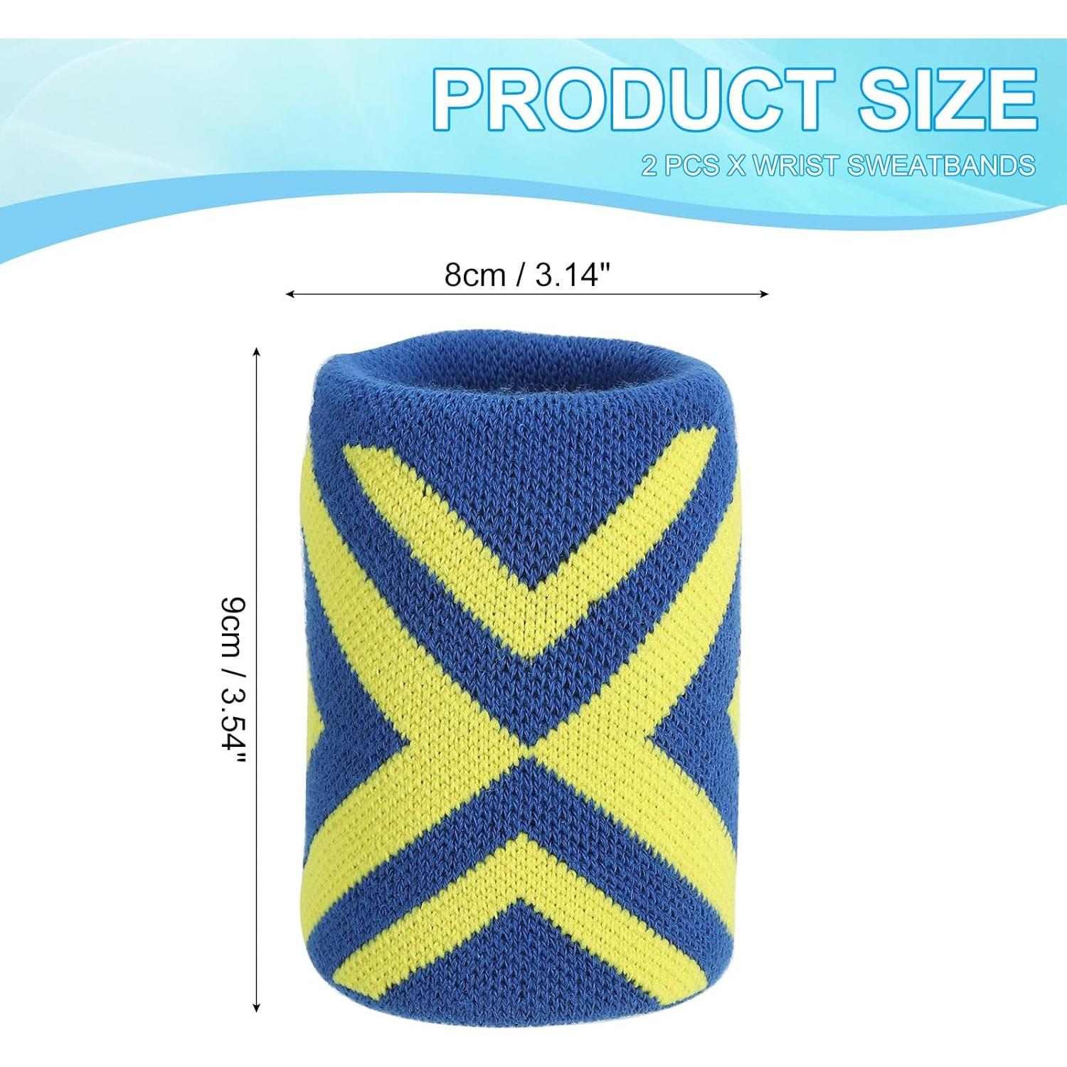 Muñequera Deportiva PATIKIL Transpirable para Baloncesto - 2 Pcs