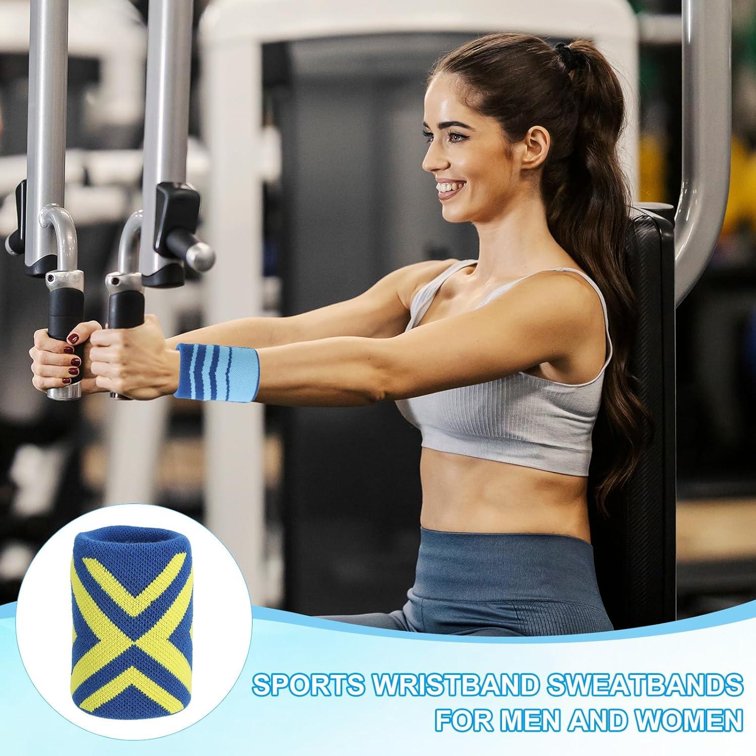 Muñequera Deportiva PATIKIL Transpirable para Baloncesto - 2 Pcs