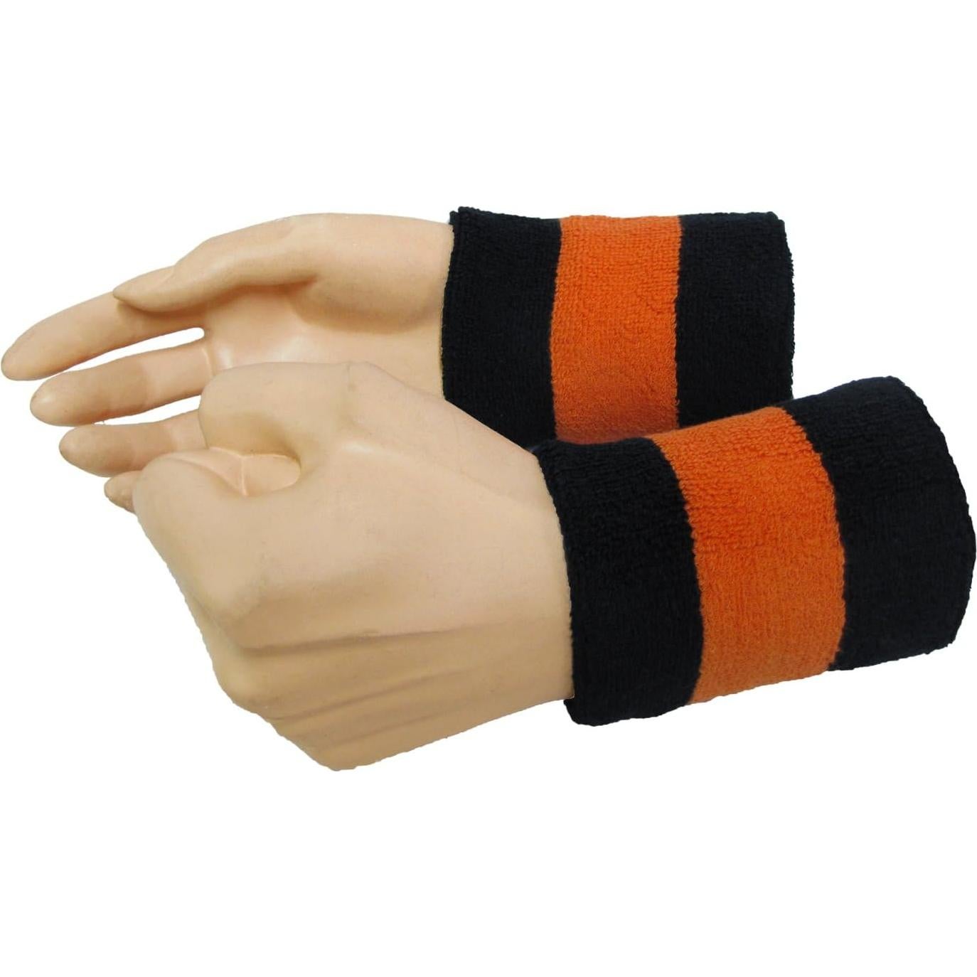 Muñequera de Tela COUVER 2 Colores Rayada 8x10 cm