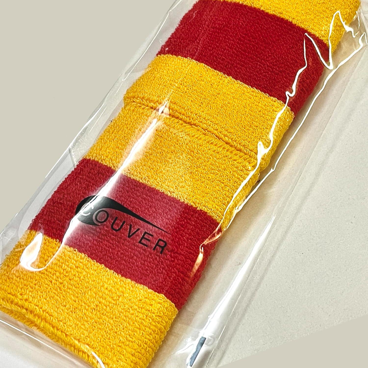 Muñequera de Tela COUVER 2 Colores Rayada 8x10 cm