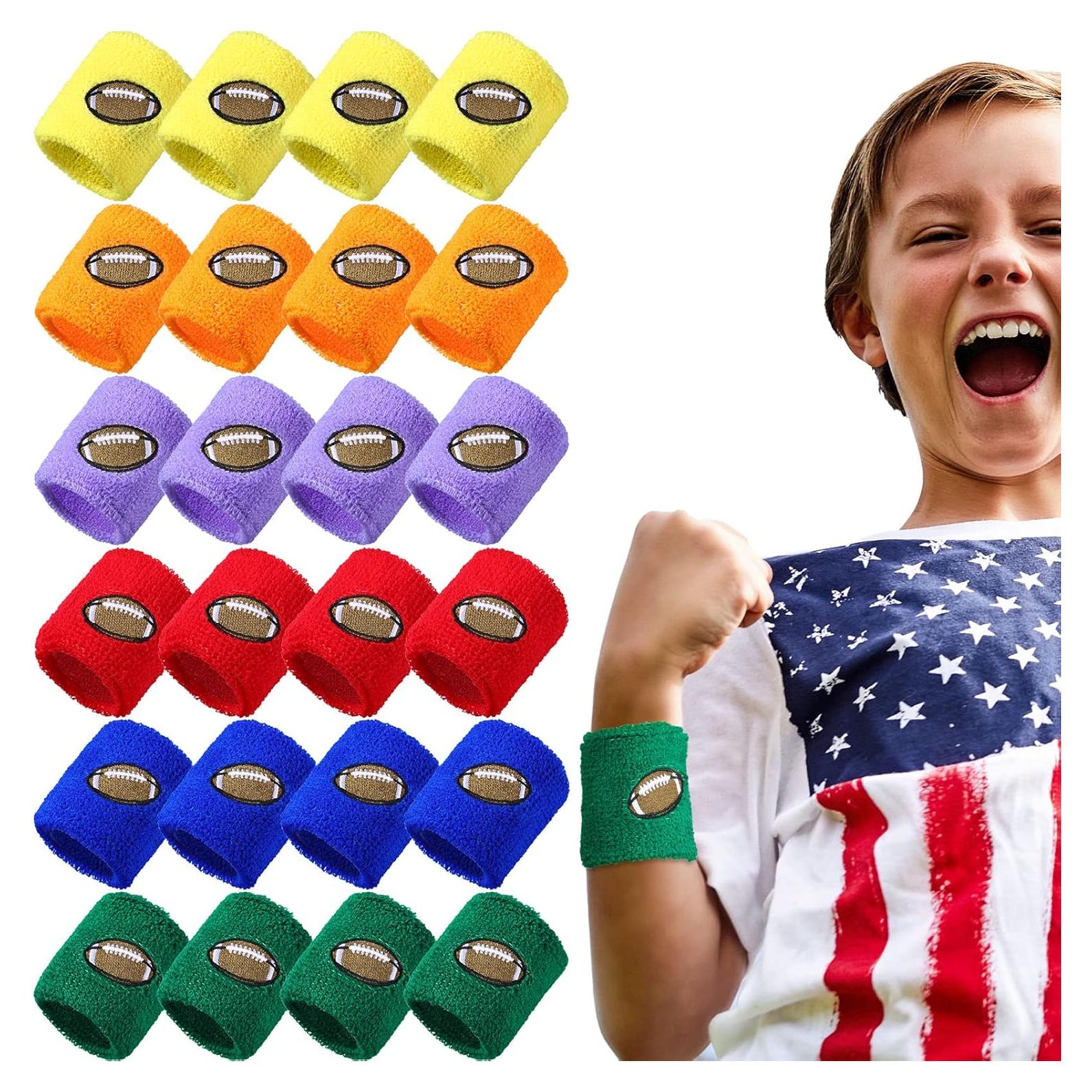 24 Pulseras Deportivas Zomiboo para Niños Multicolor 5x6 cm