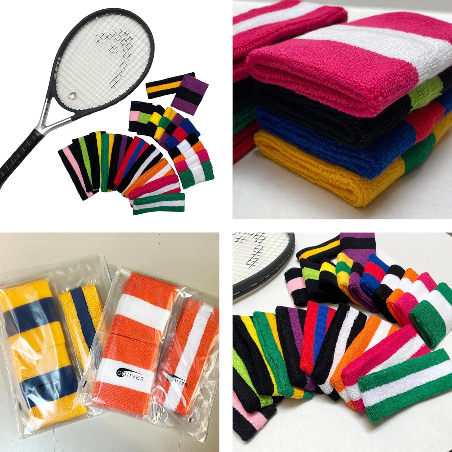 Conjunto de Banda para la Cabeza y Muñequera COUVER Verde/Negro