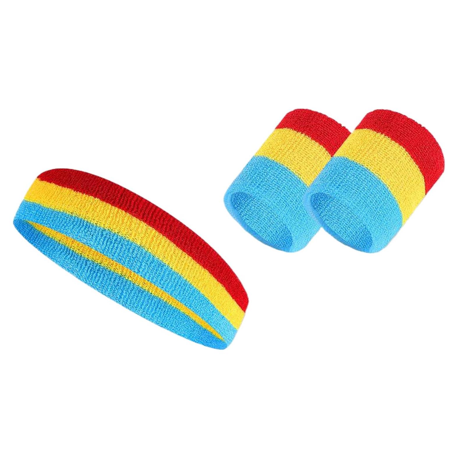 Conjunto de Muñequera y Diadema TOOPONE - Absorbente, Unisex