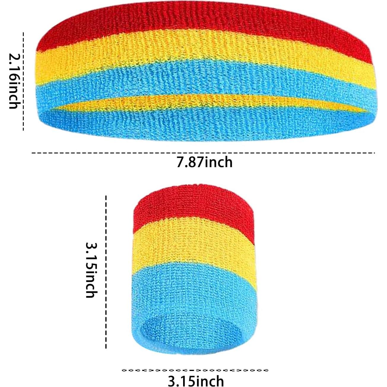 Conjunto de Muñequera y Diadema TOOPONE - Absorbente, Unisex