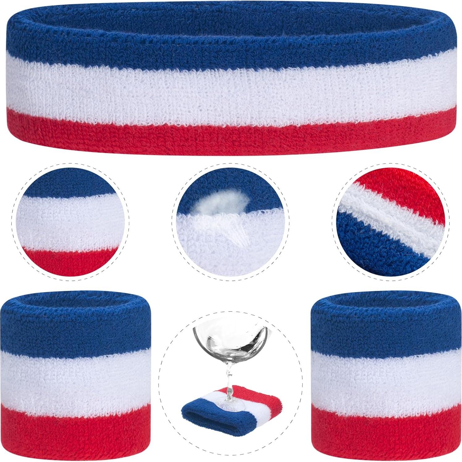 Conjunto Deportivo ONUPGO 5 Piezas para Niños - Diadema, Muñequera y Calcetines