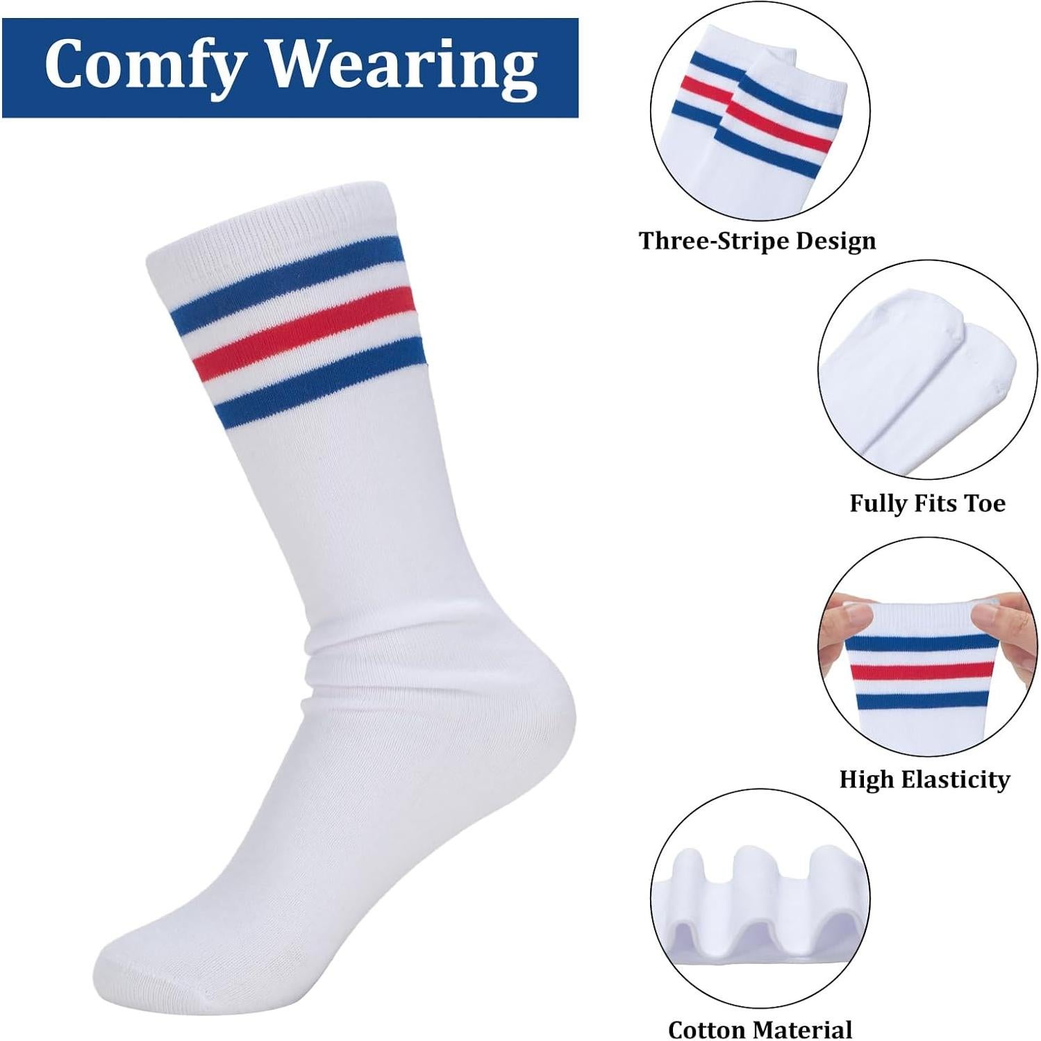 Conjunto Deportivo ONUPGO 5 Piezas para Niños - Diadema, Muñequera y Calcetines