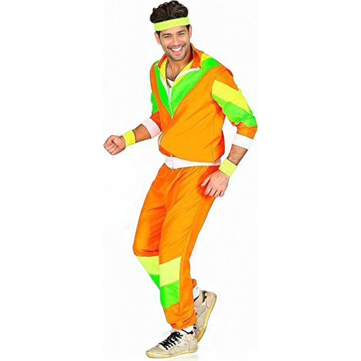 Banda Deportiva Doble Capa COUVER Amarillo Neón Unisex