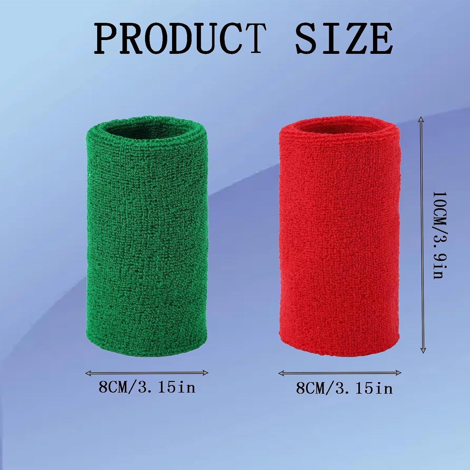 Muñequera de Sudor LJHYSD 4 Piezas Algodón Transpirable