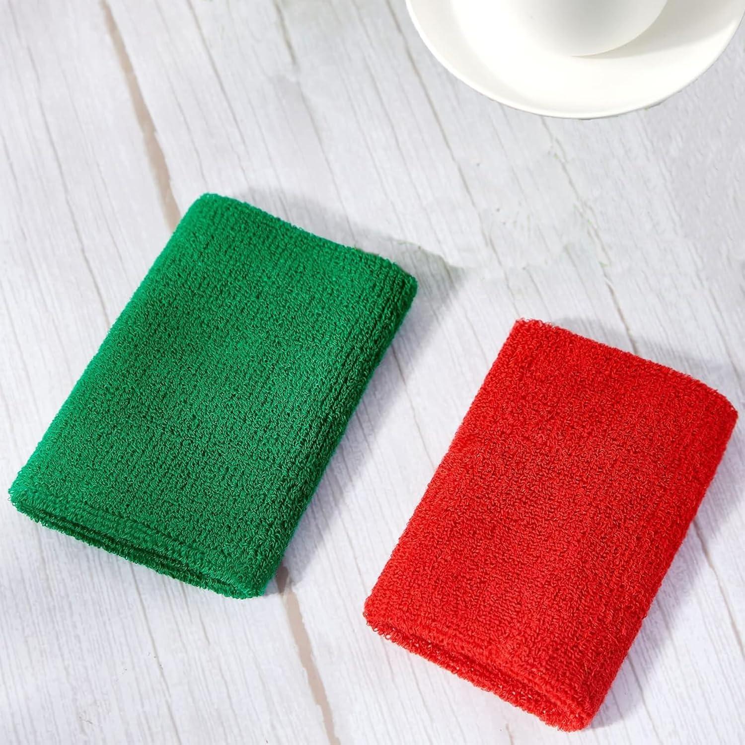 Muñequera de Sudor LJHYSD 4 Piezas Algodón Transpirable