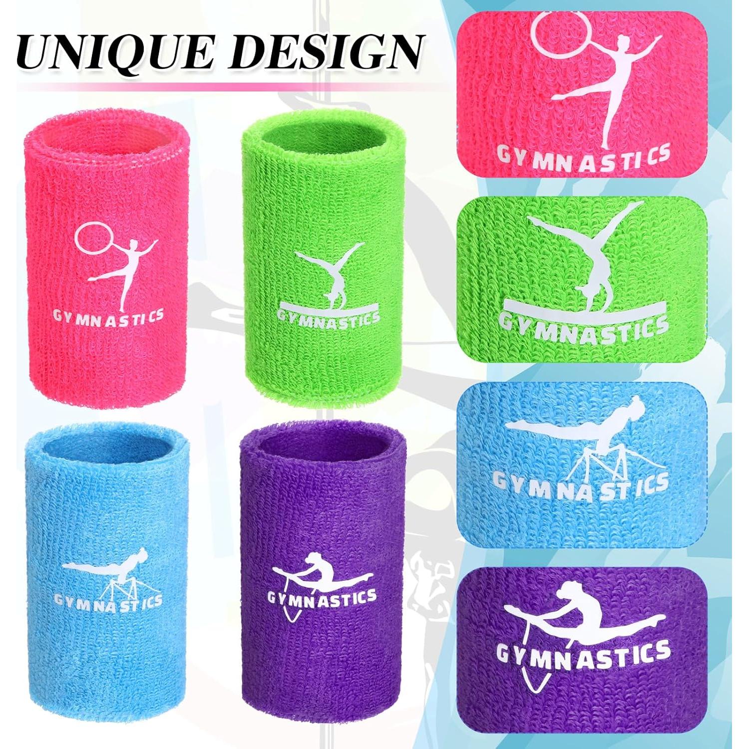 Muñequera de Gimnasia Blosssound 4 Pares 8x10 cm Colores