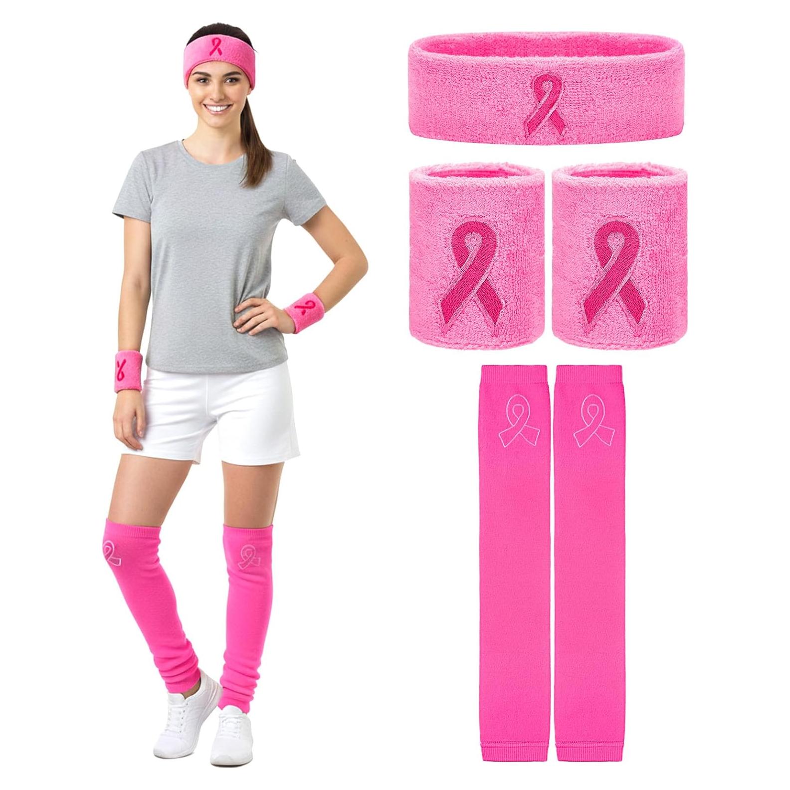 Conjunto de Muñequera y Mangas Jecery para Cáncer de Mama