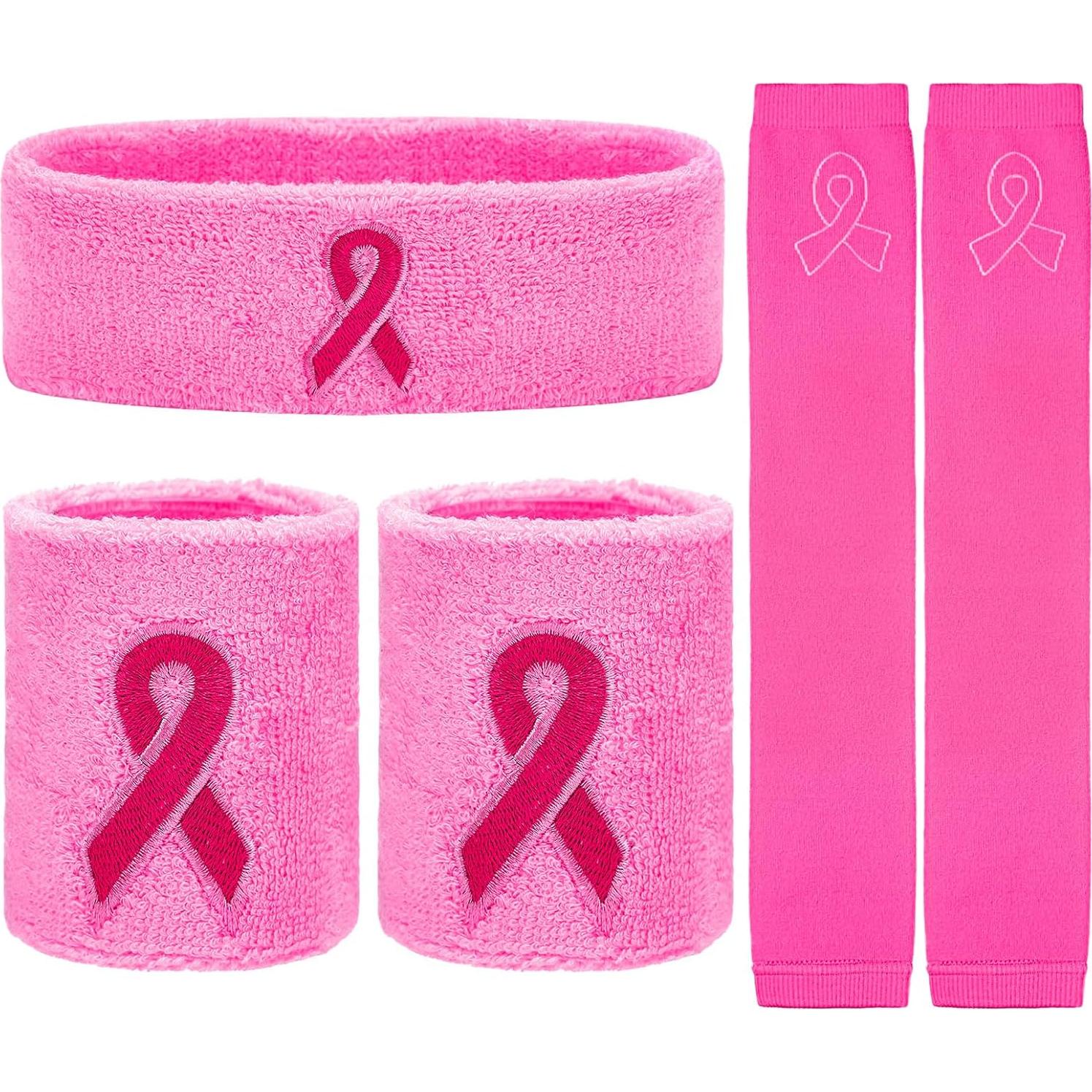 Conjunto de Muñequera y Mangas Jecery para Cáncer de Mama