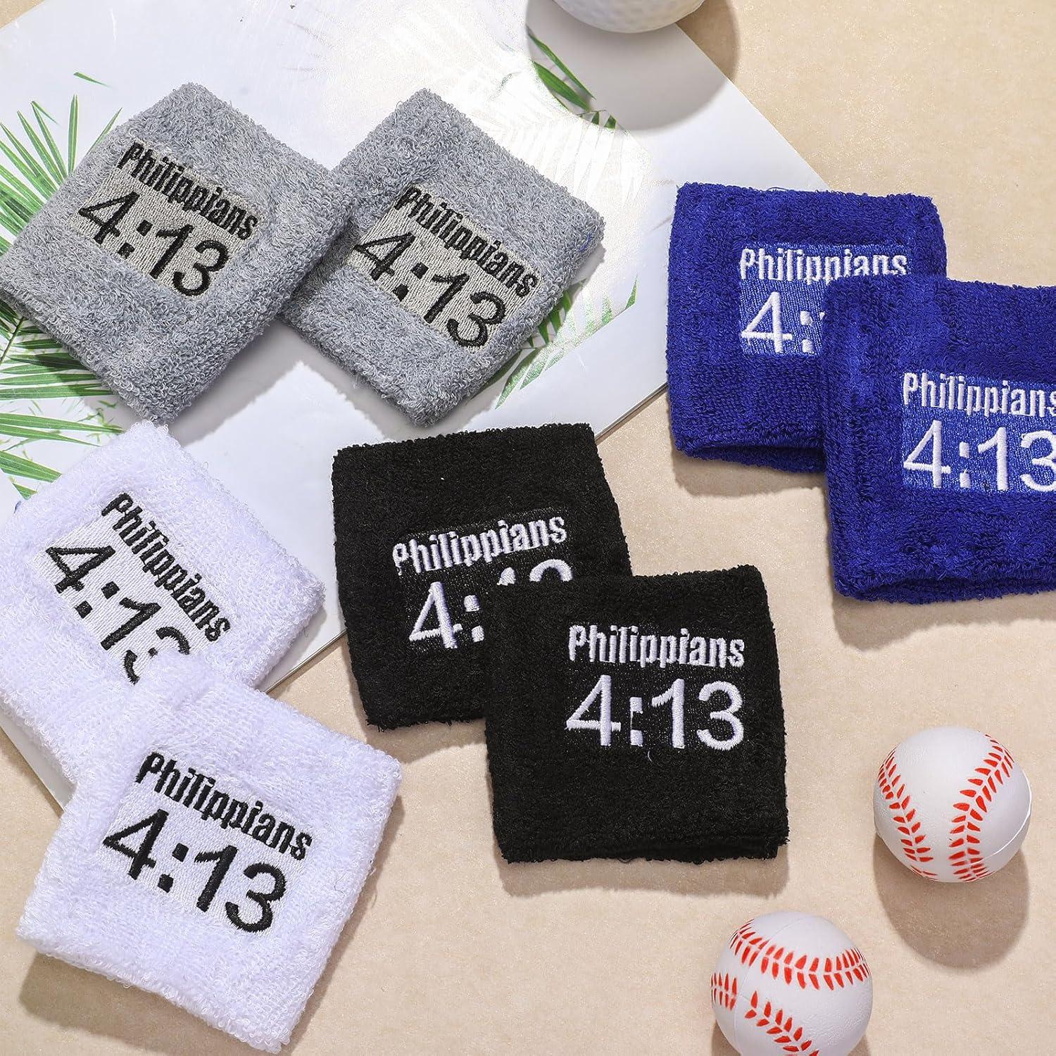 Pulseras de Fe Soulchen 4 Pares Filipenses 4:13 Unisex