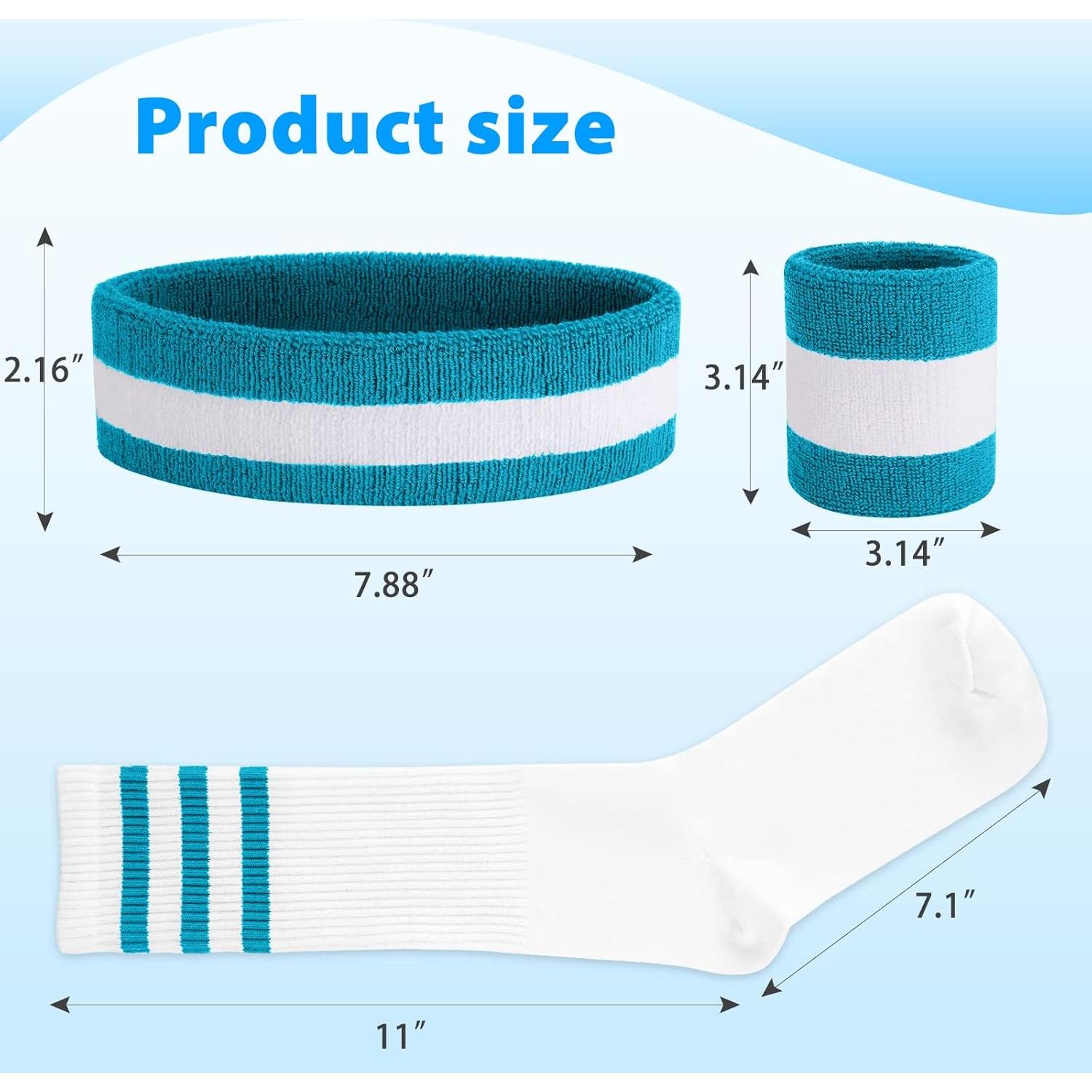 Conjunto de 5 Piezas ONUPGO: Muñequera, Calcetines y Banda