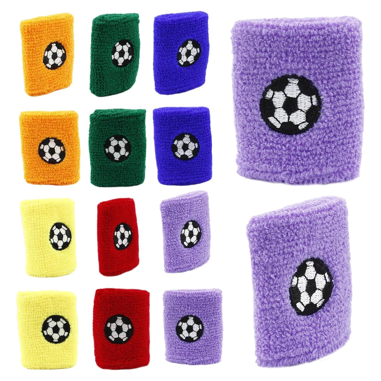 Muñequera Deportiva Hitefu 24PCS para Niños Multicolor