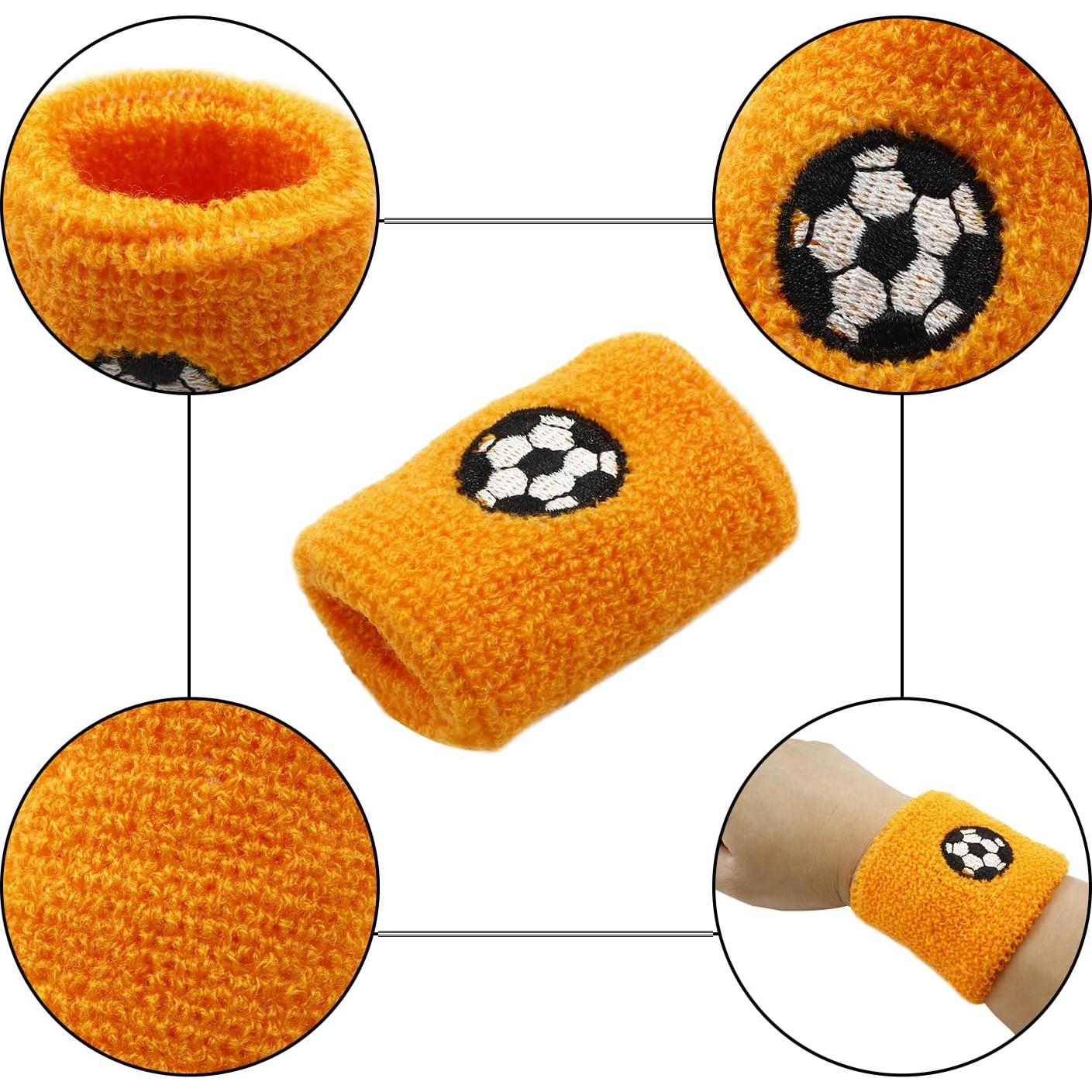 Muñequera Deportiva Hitefu 24PCS para Niños Multicolor