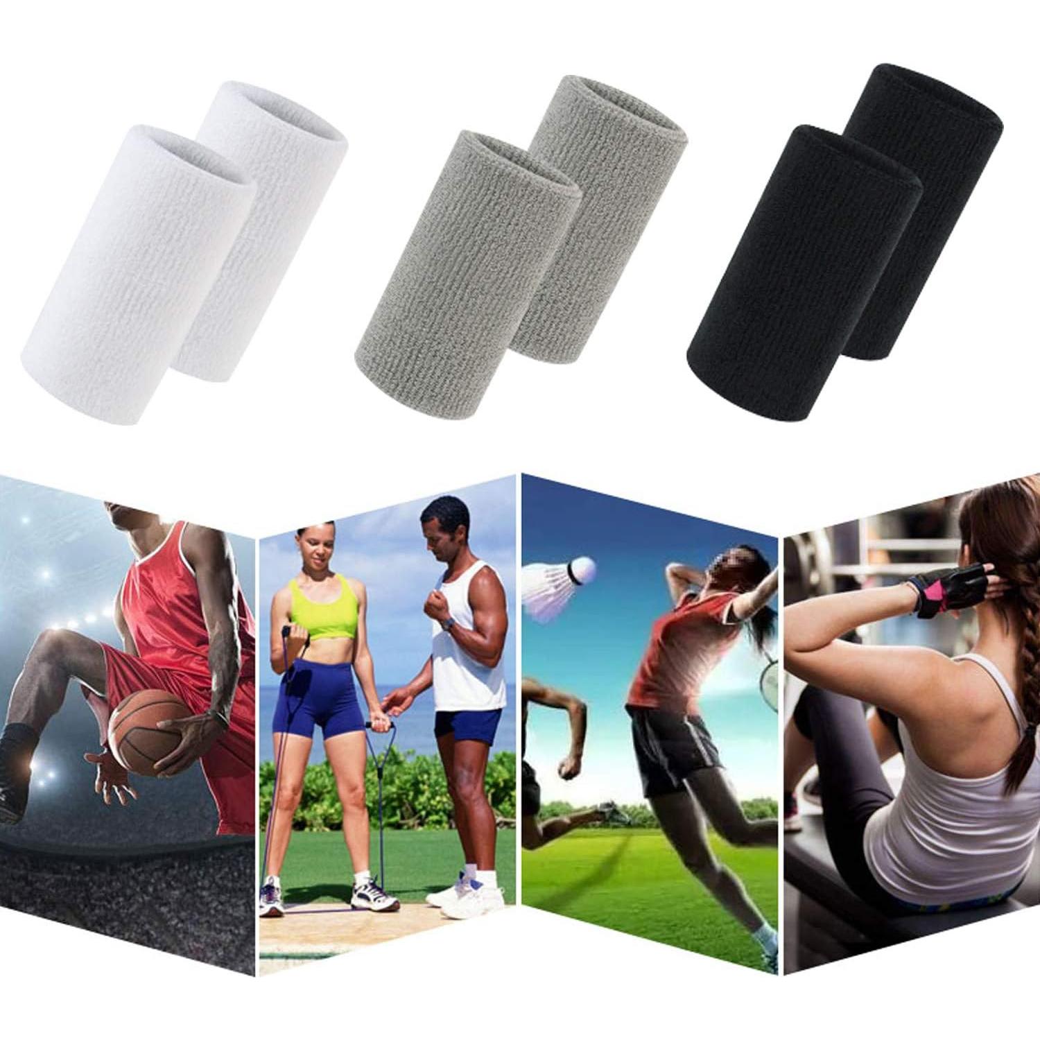 Muñequera Deportiva Toalla Yuyeran 3 Colores Talla Única