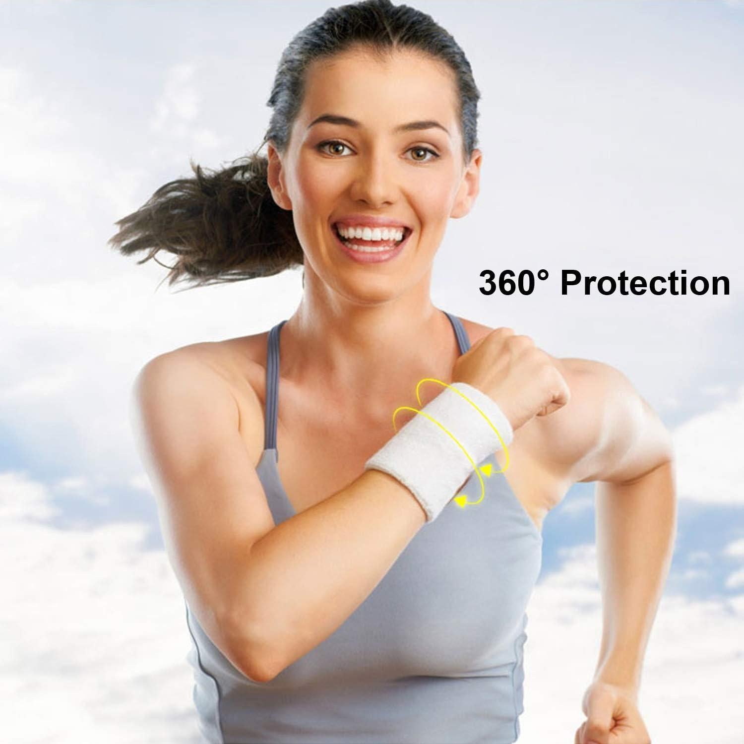 Muñequera Deportiva Toalla Yuyeran 3 Colores Talla Única